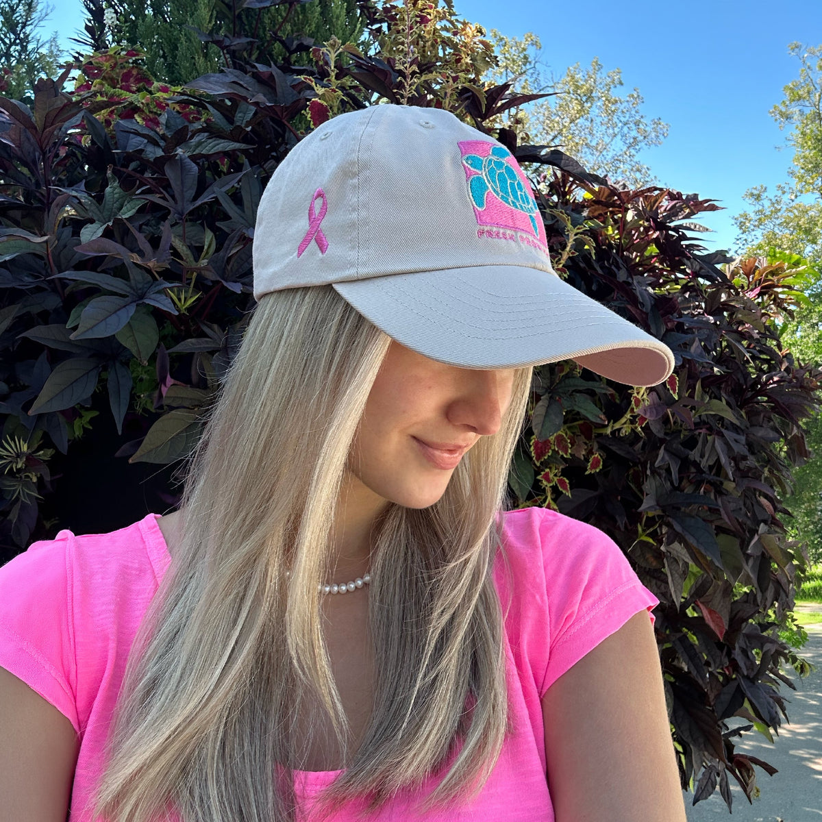 Breast Cancer Turtle Hat