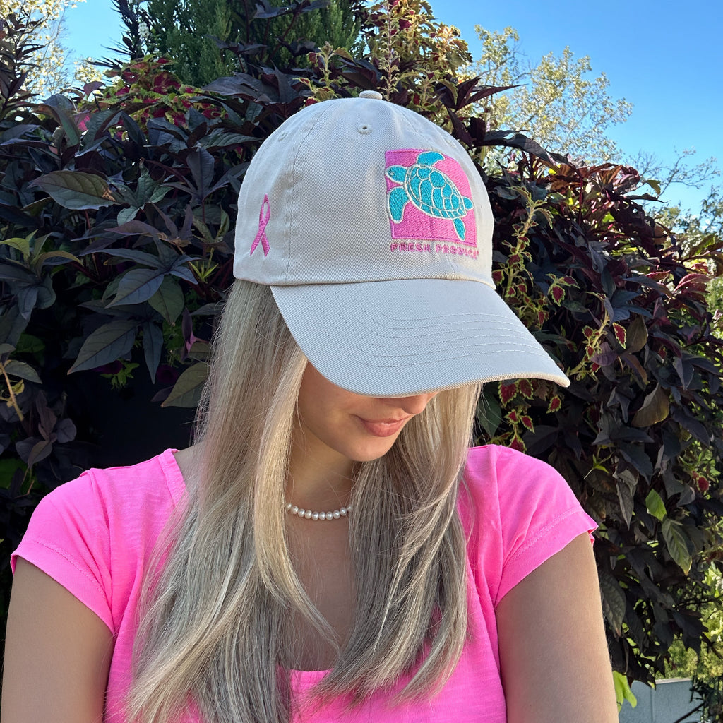 Breast Cancer Turtle Hat
