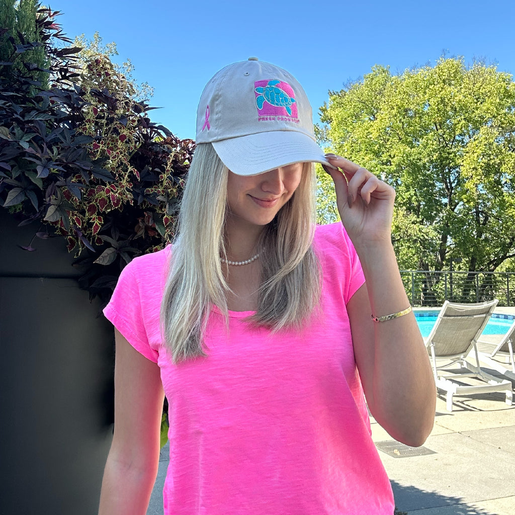 Breast Cancer Turtle Hat