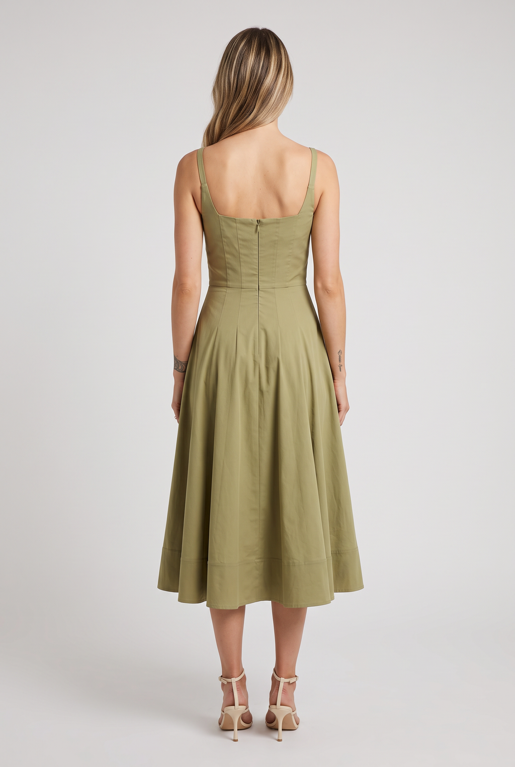Pleated MIDI Dress