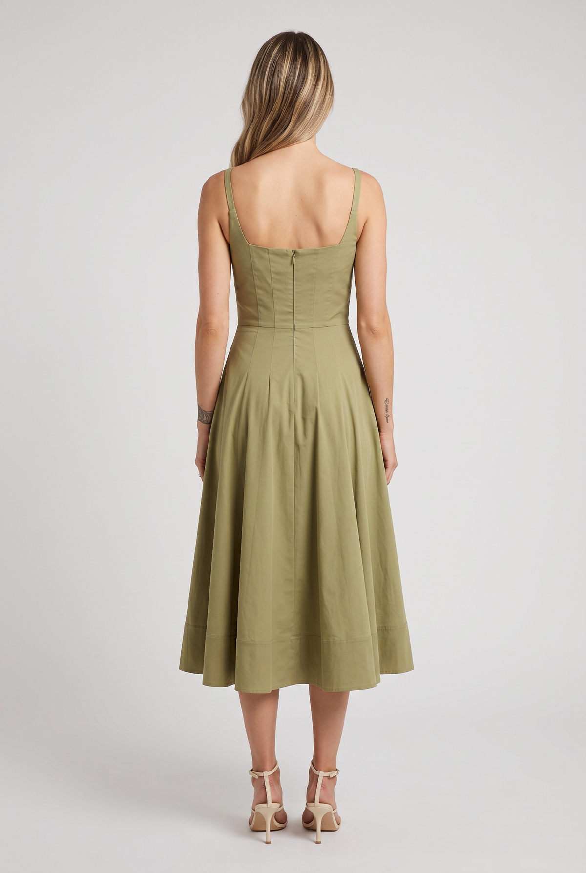 Pleated MIDI Dress