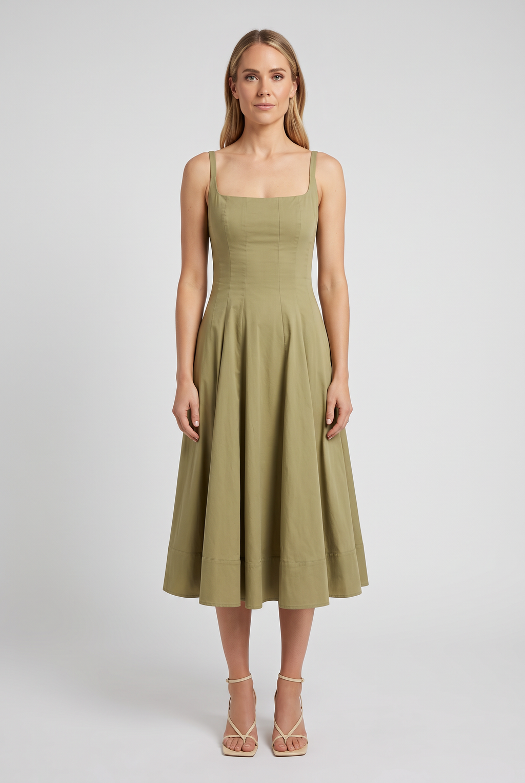 Pleated MIDI Dress