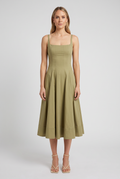 Pleated MIDI Dress