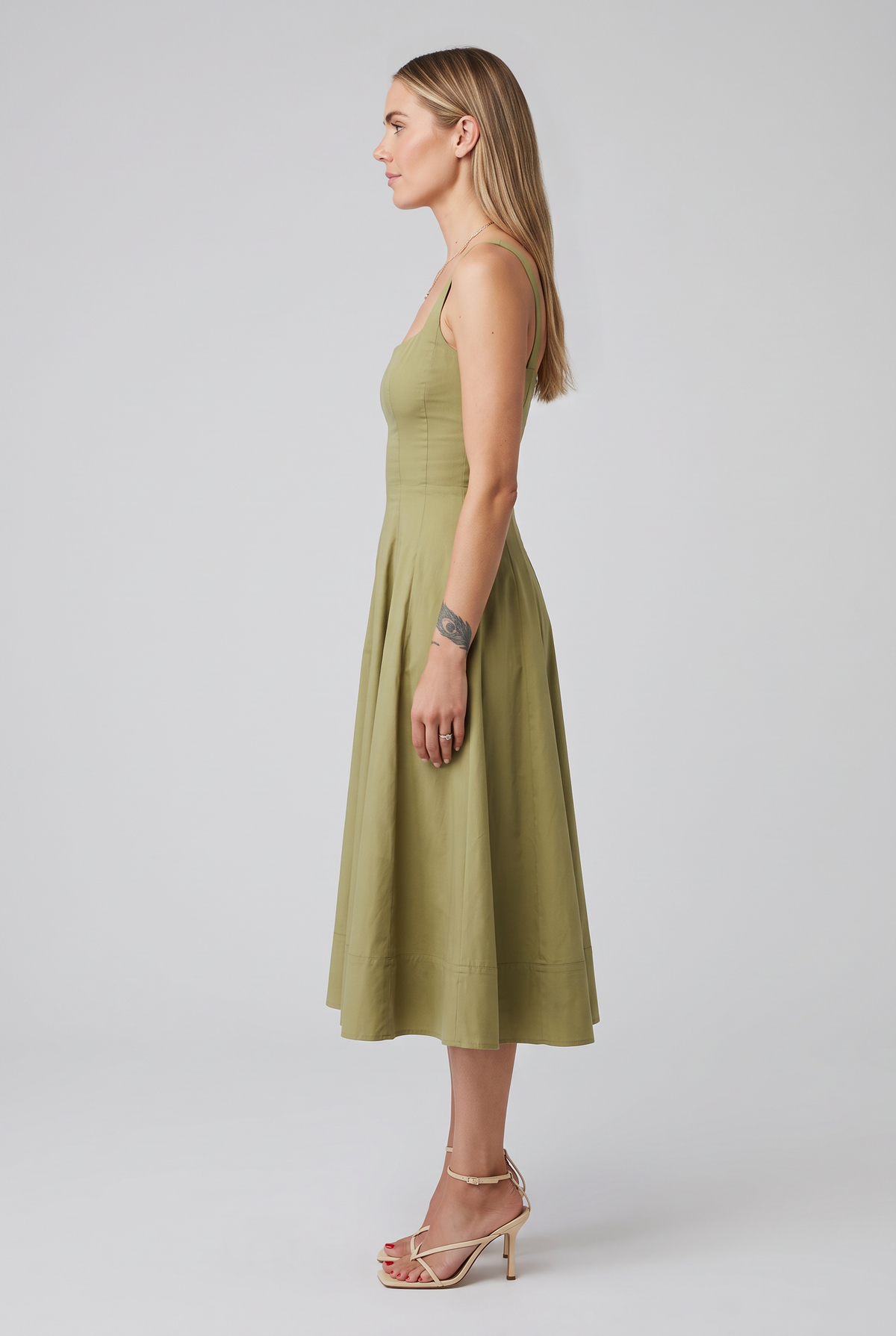 Pleated MIDI Dress